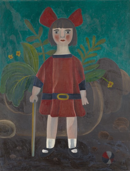 Yvonne, 1921, oil on canvas, 120 x 91 cm, monogrammed and dated lower right: FB1921, Fritz Baumann,