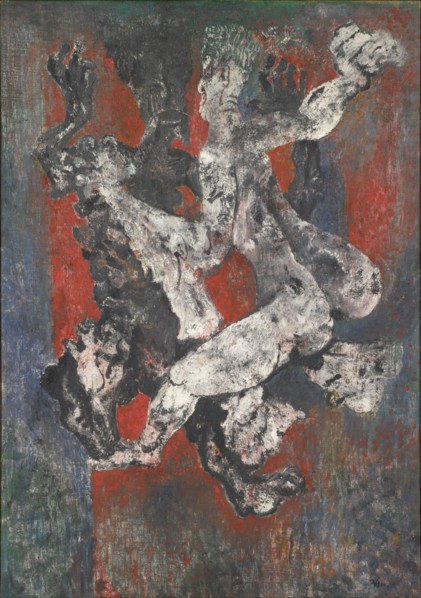 Diableries, 1928-1929, oil on canvas, 64 x 45.5 cm, signed lower left: Berghe, Frits van den