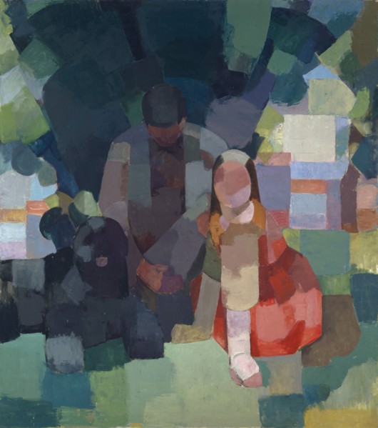 Rest in the open air, 1921, oil on canvas, 181.5 x 161.5 cm, Albert Müller, Basel 1897–1926