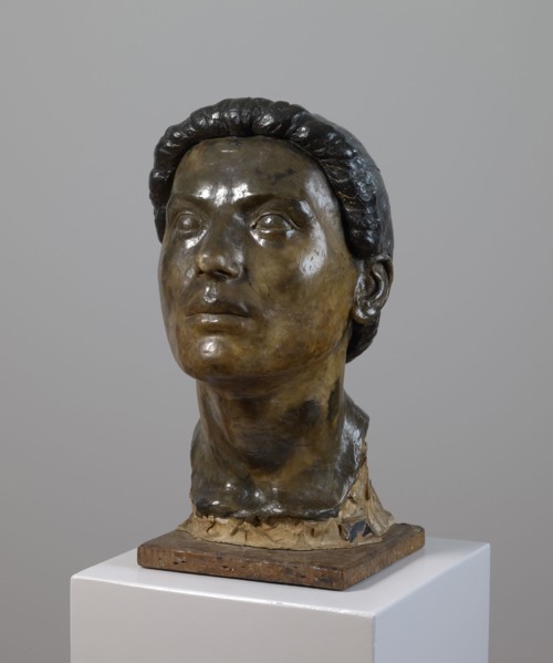 Head of Cupid, 1902, wax, 34.5 x 18.5 x 23.5 cm (without base) |, 2 x 17 x 17 cm (base), Not