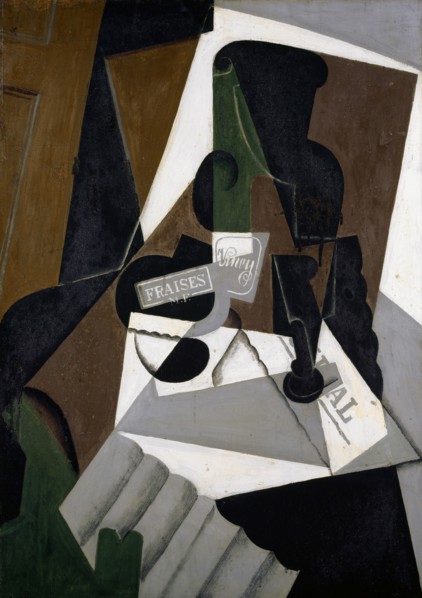 La confiture de fraises, 1917 (February), oil on plywood, 92 x 65 cm, signed and dated lower left: