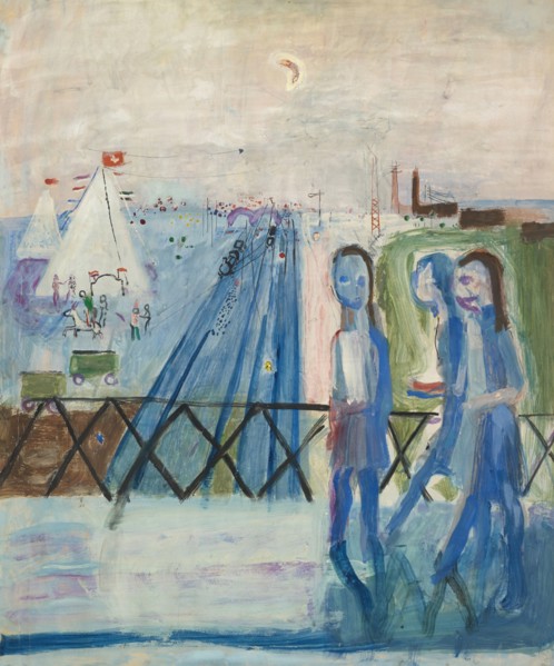 La suite, 1932, tempera and oil on paper, 75 x 63 cm, not specified, Walter Kurt Wiemken, Basel