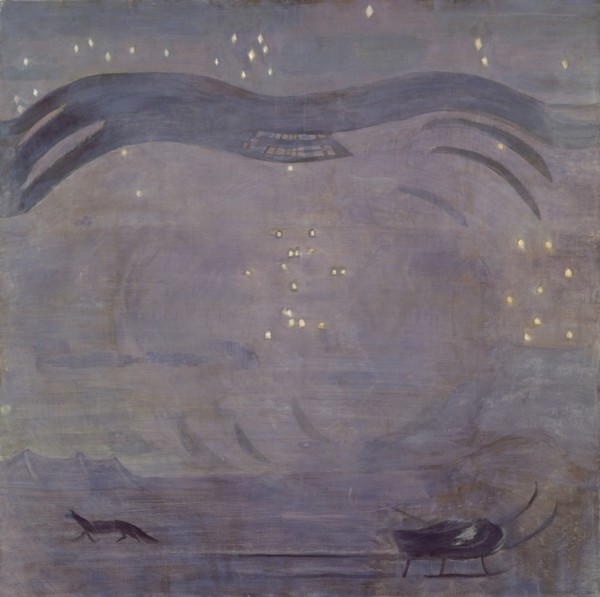 Star Landscape with Hilltop, 1931, oil and tempera on canvas, 100.5 x 101 cm, unmarked, Otto