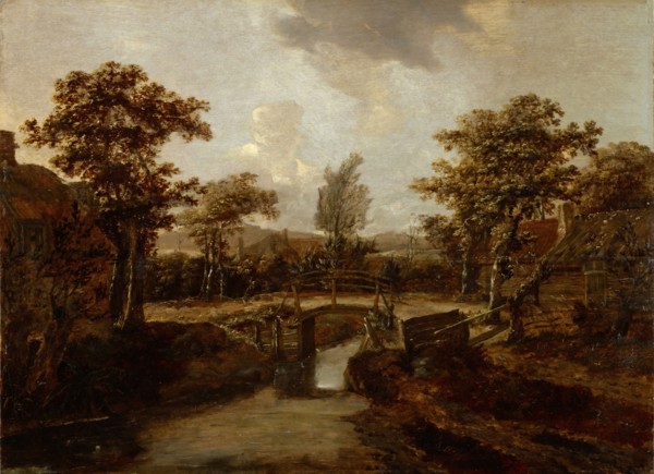 The lock, oil on oak wood, 46.5 x 63 cm, unmarked, Jan van Kessel, (Umkreis / circle), Amsterdam