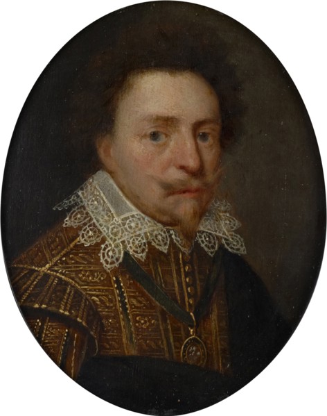 Friedrich Heinrich of Orange (1584-1647), after 1627, oil on oak, 15.8 x 12.8 cm, unsigned, Michiel