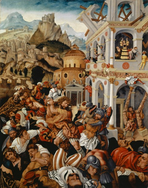 The History of Samson, c. 1525/30, oil on lime wood, 97.5 x 76.5 cm, unsigned, Jörg Breu d. Ä.,