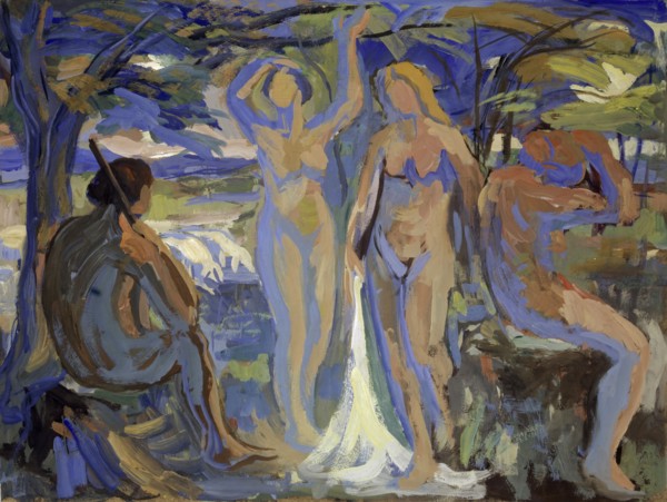 Judgment of Paris, c. 1913/15, tempera on paper, 44 x 58.5 cm |, 62 x 75 cm (m R.), Not marked,