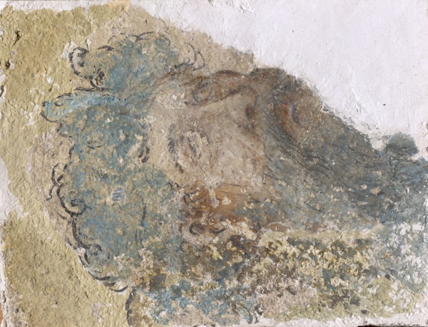 The Smoke, 1477/78, wall painting, 18 x 14 cm, unmarked, Basler Meister, 15. Jh.
