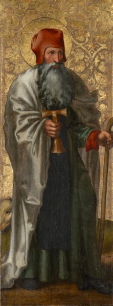 The hl., Antony (inside), the torture of the Ten Thousand (outside), c. 1520/30, oil on panel