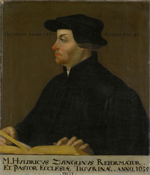 Portrait of Huldrich Zwingli, 1635, oil on canvas, 69 x 58.5 cm, Not specified, but dated: M.