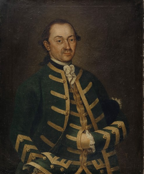 Portrait of an unknown gentleman, 1787, oil on canvas, 67 x 81.5 cm, Signed and dated on the