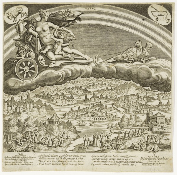 Venus, after 1603, etching on paper, foliage: approx. 24.1 x 24.3 cm, O. M. inscribed: VENVS, u, .,
