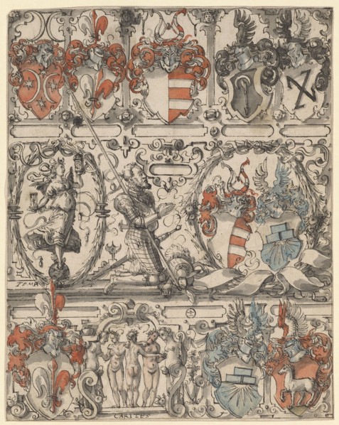 Broken glass with kneeling knight, accompanied by Tempus, and the alliance crest