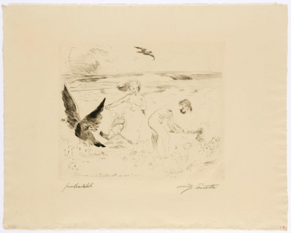 The Curse, 1911, drypoint (WZ: J W. ZANDERS), proof, single condition, leaf: 39 x 49.5 cm (largest