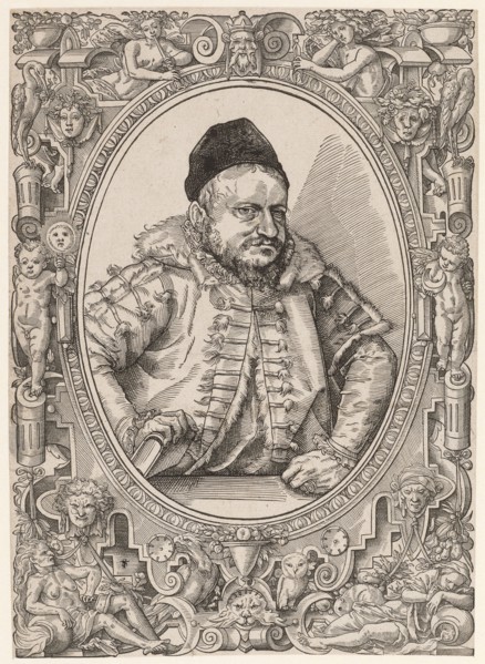 Portrait of Sigmund Feyerabend, c. 1571, woodcut, without heading and accompanying verses, folia: