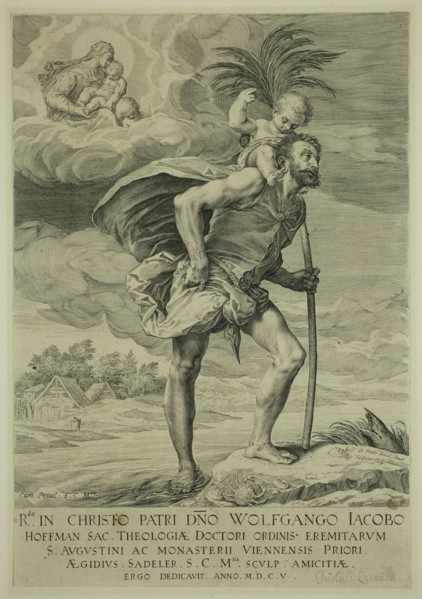 Aegidius Sadeler II, Flemish, 1570-1629, after Jacopo Bassano, Italian, 1510-1592, Saint