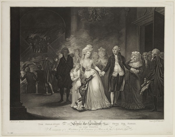 Luigi Schiavonetti, Italian, 1765-1810, after Charles Benazeck, English, 1767-1794, The Separation