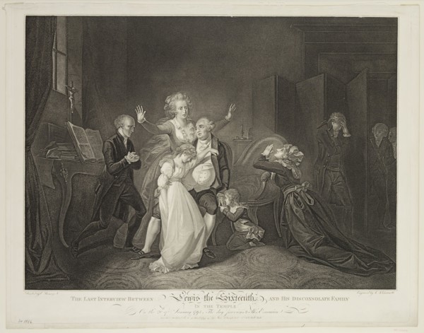 Luigi Schiavonetti, Italian, 1765-1810, after Charles Benazeck, English, 1767-1794, Last Interview