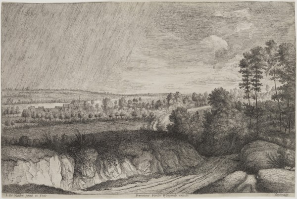 Lucas Emil, the Elder Vorsterman, Flemish, 1595-1675, after Lodewyk de Vadder, Flemish, 1605-1655,