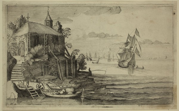 Jan van de Velde, Dutch, 1593-1641, after Cornelis Claesz van Wieringen, Dutch, c.1580 - 1633, A