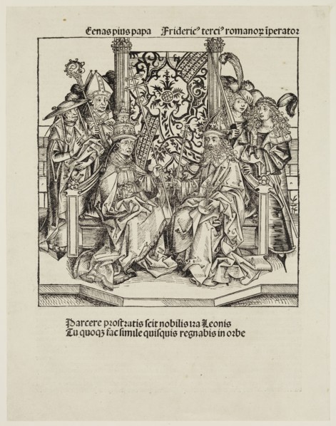 Wilhelm Pleydenwurff, German, 1494-1494, Michael Wohlgemut, German, 1434-1519, Pope Pius II