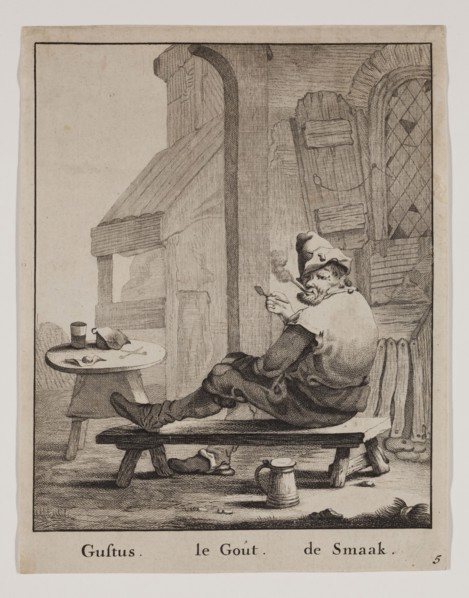 Abraham de Blois, Dutch, active 1679-1720, after Andries Dirksz Both, Dutch, 1609-1645, Taste,