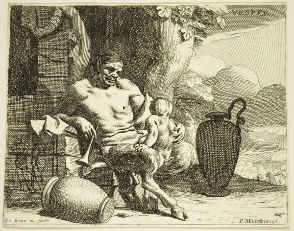 Charles Le Brun, French, 1619-1690, Vesper, between 1619 and 1690, etching printed in black ink on