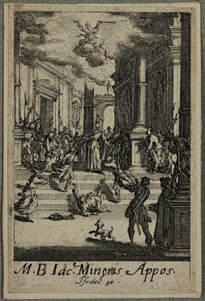 Jacques Callot, French, 1592-1635, Martyre de Saint Jacques le Mineur, between 1630 and 1635,