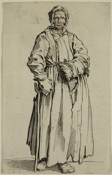 Jacques Callot, French, 1592-1635, La borgnesse, early 17th century, etching printed in black ink