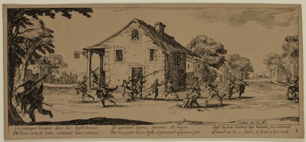 Unknown (French), after Jacques Callot, French, 1592-1635, La maraude, between late 18th and 19th