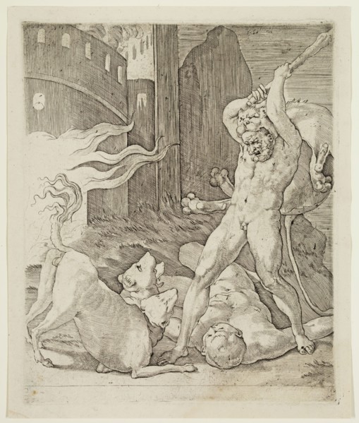 Gian Jacopo Caraglio, Italian, 1500-1570, after Giovanni Battisa di Jaco Guasparre, Italian,