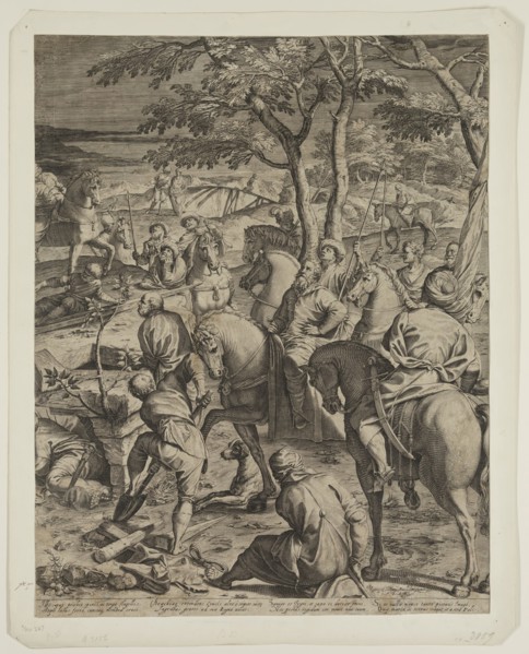 Agostino Carracci, Italian, 1557-1602, after Tintoretto, Italian, 1519-1594, The Crucifixion, 1589,