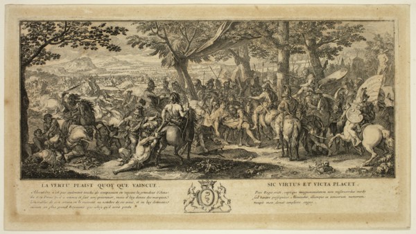 Sébastien Le Clerc, French, 1637-1714, after Charles Le Brun, French, 1619-1690, Alexander Pities