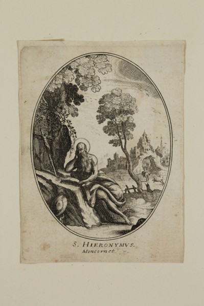 Nicolas Cochin, French, 1610-1686, S. Hieronymvs, between 1610 and 1686, etching printed in black