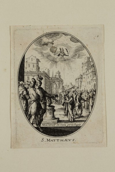Nicolas Cochin, French, 1610-1686, S. Matthaevs., between 1610 and 1686, etching printed in black