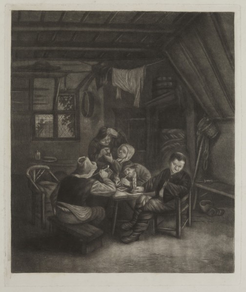 William Baillie, English, 1723-1810, after Adriaen van Ostade, Dutch, 1610-1685, Dutch Interior