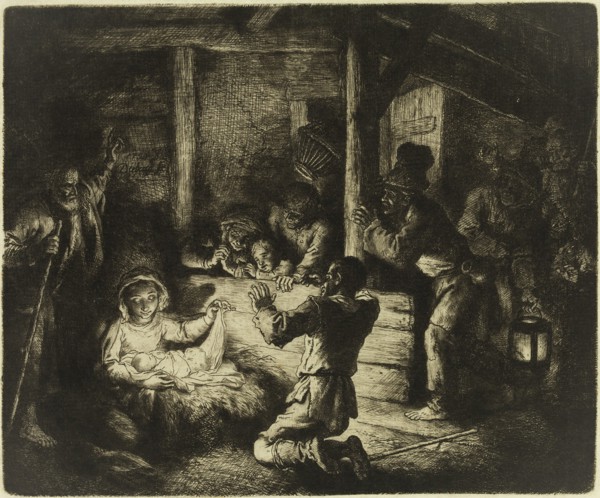 Christian Wilhelm Ernst Dietrich, German, 1712-1774, Adoration of the Shepherds, between 1712 and