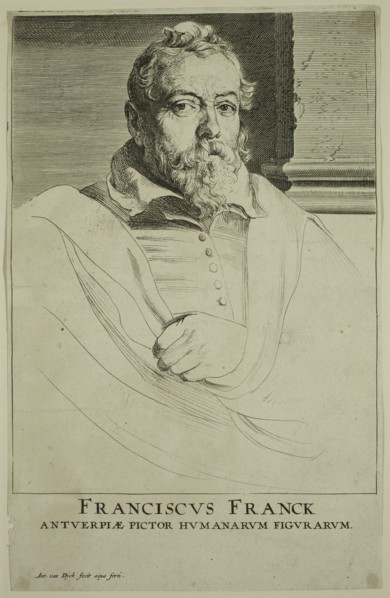 Anton van Dyck, Flemish, 1599-1641, Frans Francken, mid-17th century, etching and engraving printed