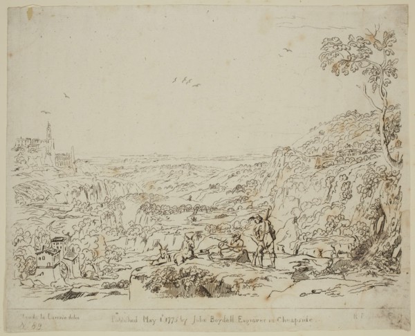 Richard Earlom, English, 1743 - 1822, after Claude Gellée, French, 1600-1682, Sportsman in