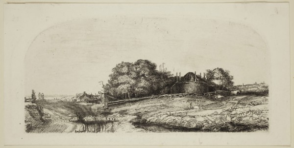 William Baillie, English, 1723-1810, after Rembrandt Harmensz van Rijn, Dutch, 1606-1669, Landscape