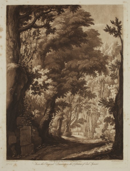Richard Earlom, English, 1743 - 1822, after Claude Gellée, French, 1600-1682, Forest Scene, ca.