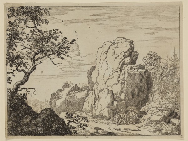 Allart van Everdingen, Dutch, 1621-1675, Two Men of Means, between 1621 and 1675, etching printed