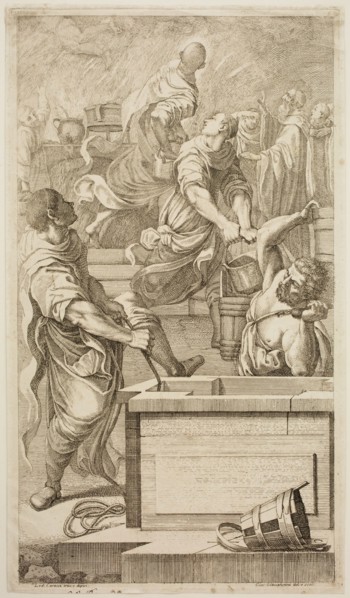 Giacomo Maria Giovannini, Italian, 1667-1717, after Lodovico Carracci, Italian, 1555-1619, Saint