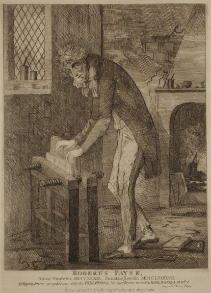 Roger Payne 1739-1797, 1800, etching printed in black ink on laid paper, Plate: 10 3/4 × 8 inches