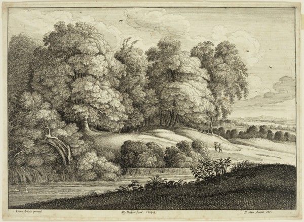 Wenceslaus Hollar, German, 1607-1677, after Jacobus van Artois, Flemish, 1613-1686, Der Mann und