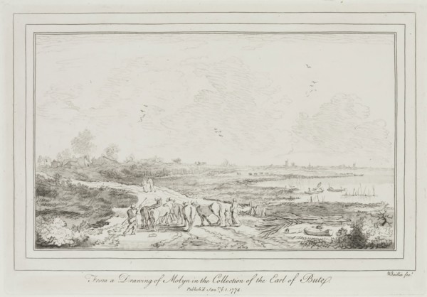 William Baillie, English, 1723-1810, after Pieter Molyn the Elder, Dutch, 1595-1661, Landscape with