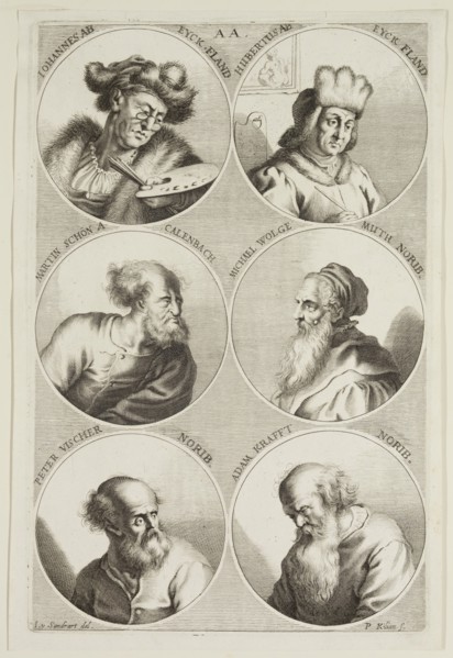 Philipp Kilian, German, 1628-1693, after Joachim von Sandrart I, German, 1606-1688, Portraits of