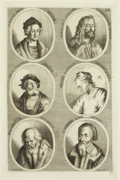 Philipp Kilian, German, 1628-1693, after Joachim von Sandrart I, German, 1606-1688, Portraits of