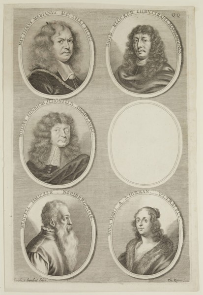 Philipp Kilian, German, 1628-1693, after Joachim von Sandrart I, German, 1606-1688, Portraits of