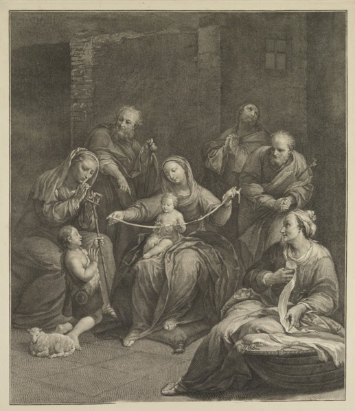 Philipp Andreas Kilian, German, 1714-1759, The Little Saint John Worshiping the Infant Christ,